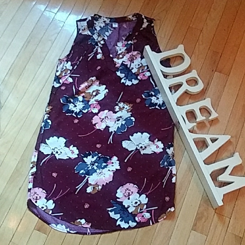 Knee length floral print dress